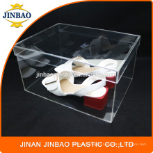 Jinbao Custom clear transparent Acrylic Sneaker Box Shoe Box